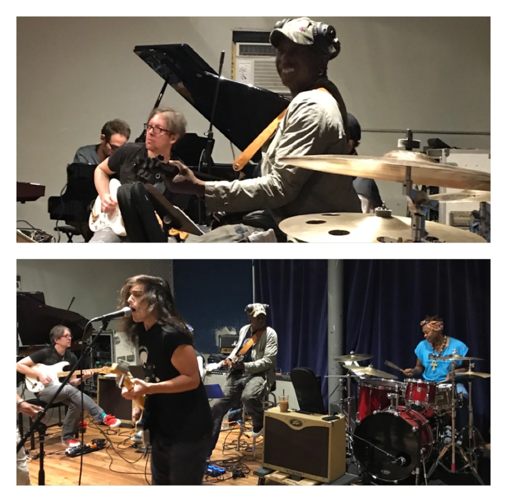 working with Vernon Reid in the Studio