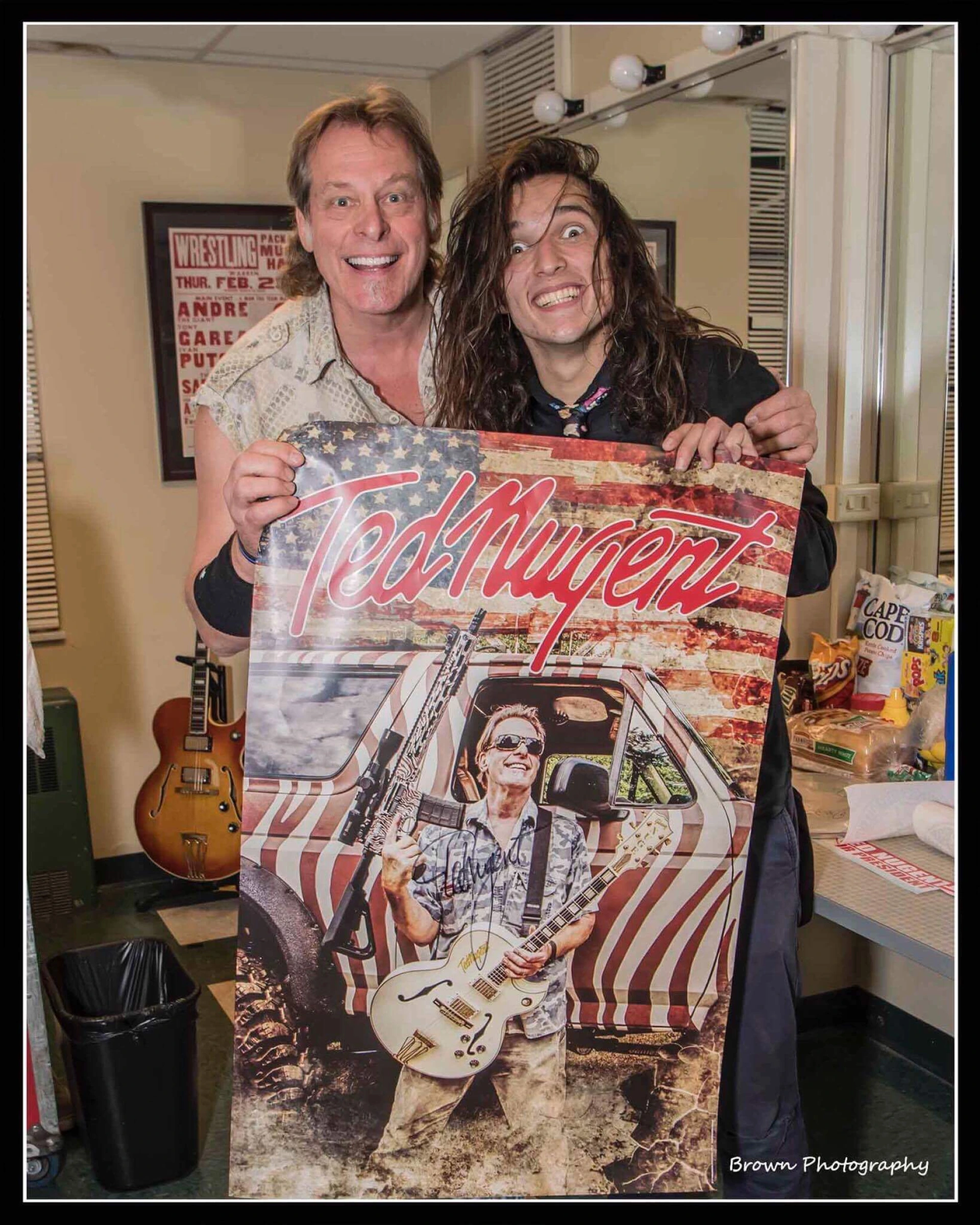 I was the support act for Ted Nugent in 2017 !