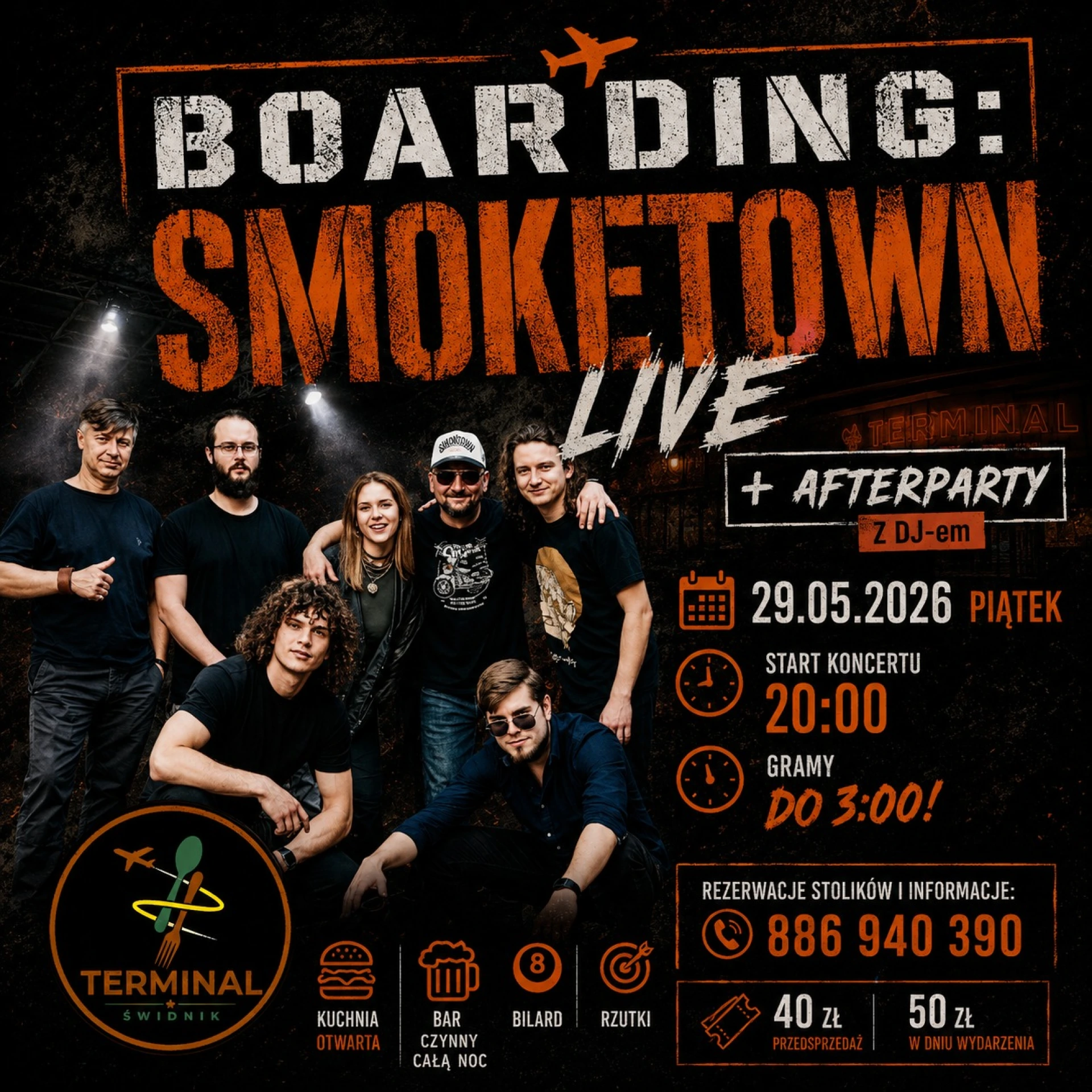 Zdjęcie: BOARDING: SMOKETOWN - TERMINAL ŚWIDNIK - 29.05.2026