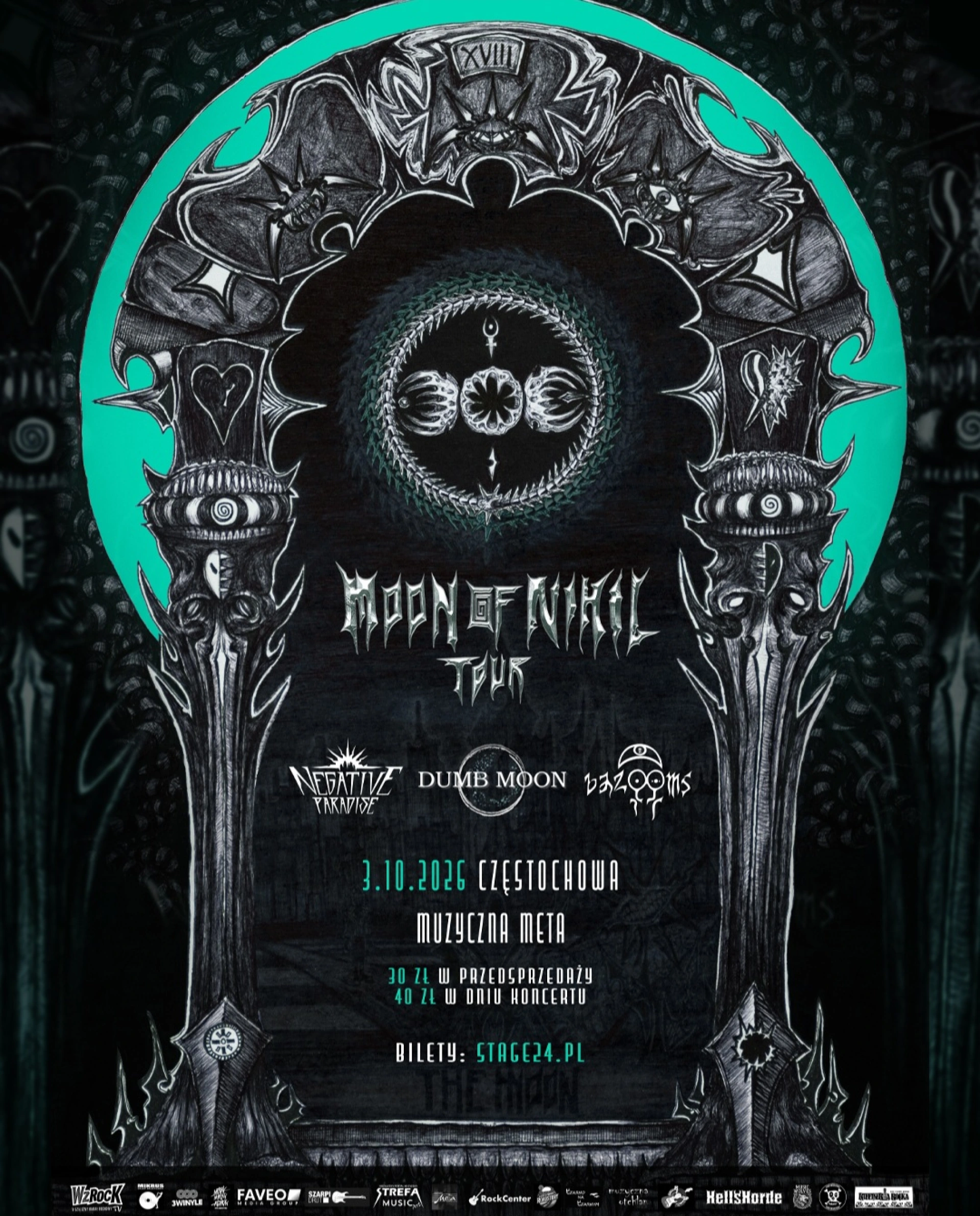 Plakat: Moon of Nihil Tour - Częstochowa